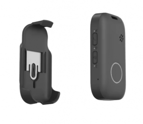 Riemclip zwart noodknop Plus