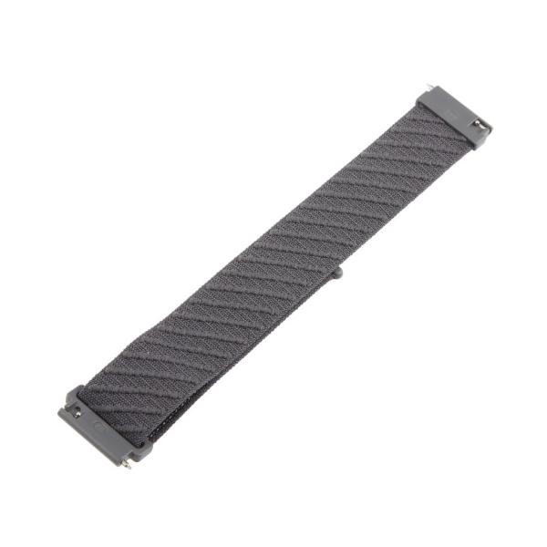 Horlogeband klittenband grijs